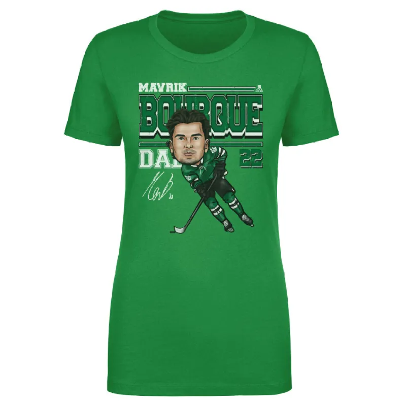 Mavrik Bourque Dallas Cartoon WHT sold by 500 Level
