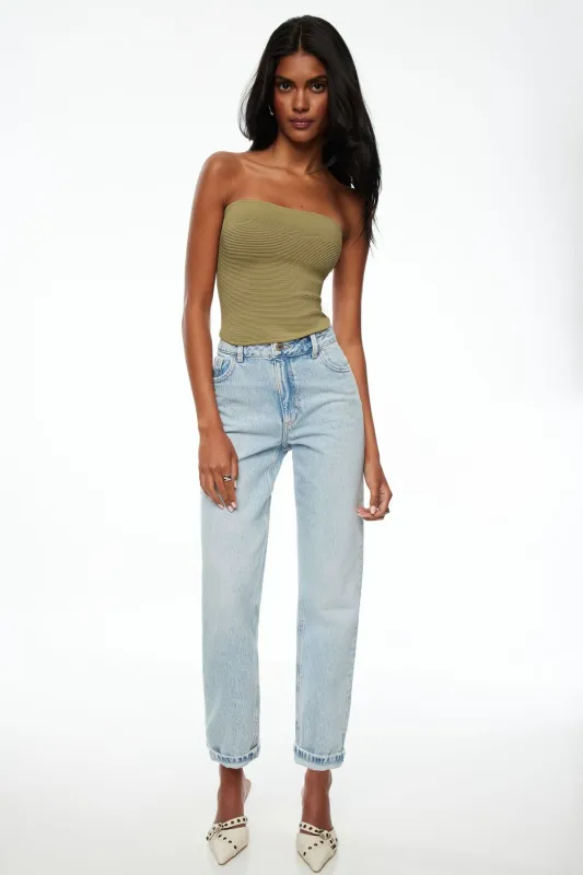 Claudia Mom Jeans sold by Dynamite