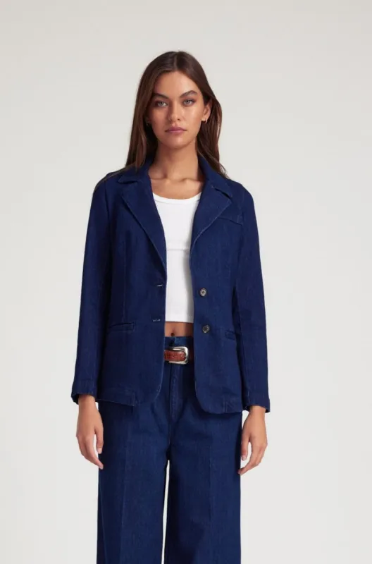 Rinse Denim Blazer sold by SPRWMN