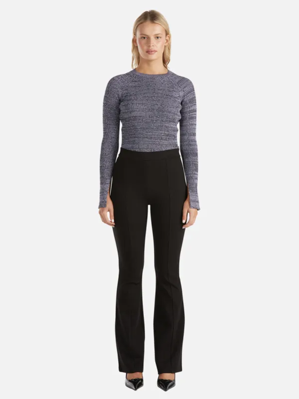 WILBA FLARE PANT - Black sold by Ena Pelly