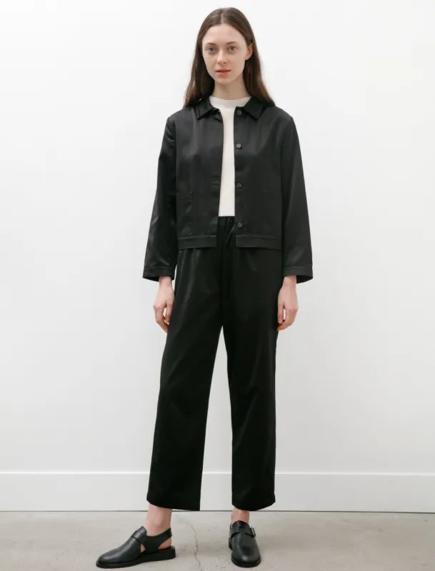 Boxy Jacket Satin Black sold by SHOP NEIGHBOR