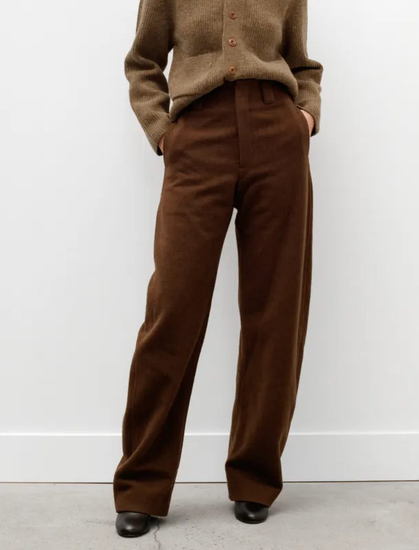 Curved Pants Dark Tobacco sold by SHOP NEIGHBOR