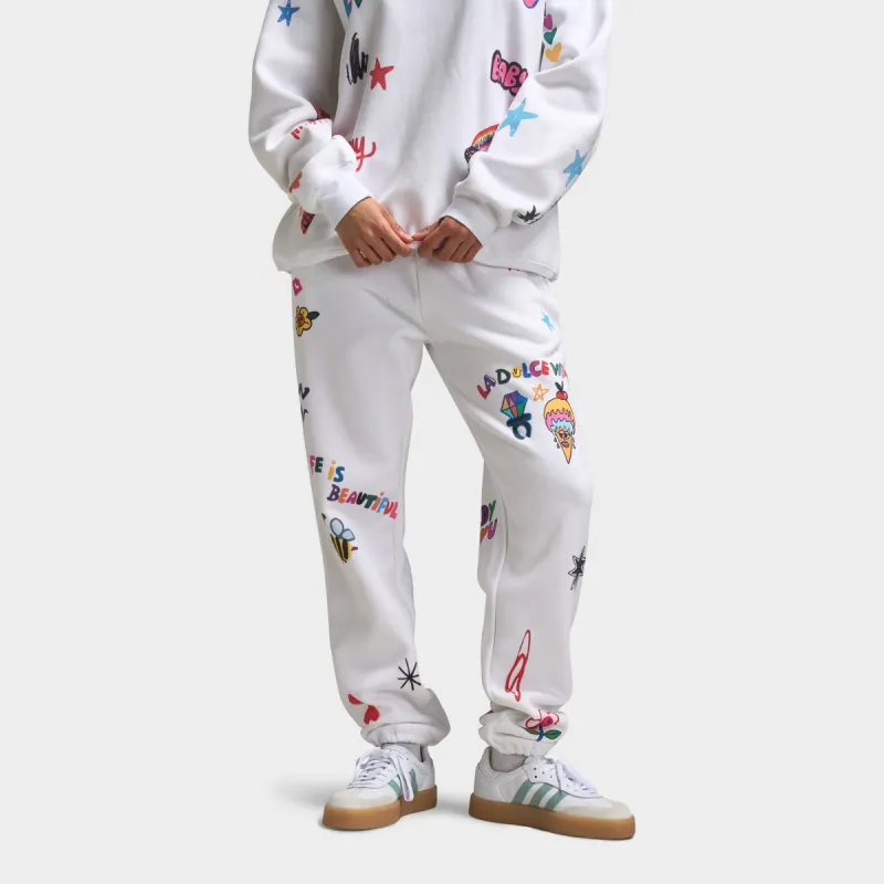 Mayfair x @iscreamcolour Women's Somebody Loves You Sweatpants / White sold by JD Sports