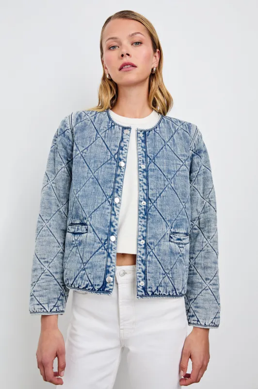 ENCY JACKET - MID BLUE sold by Rails
