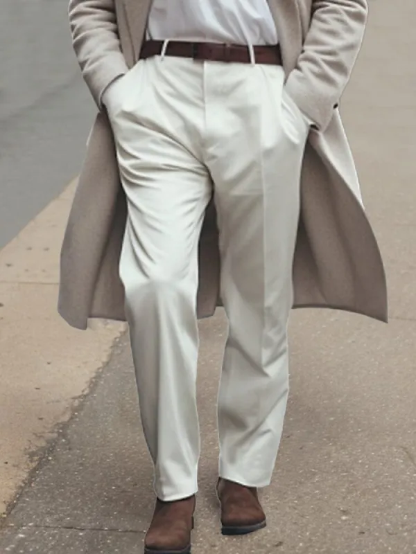 Elegant Simple Regular Fit Suit Pants sold by Coofandy