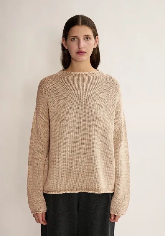Lamis Washed Cotton Sweater sold by DEMYLEE
