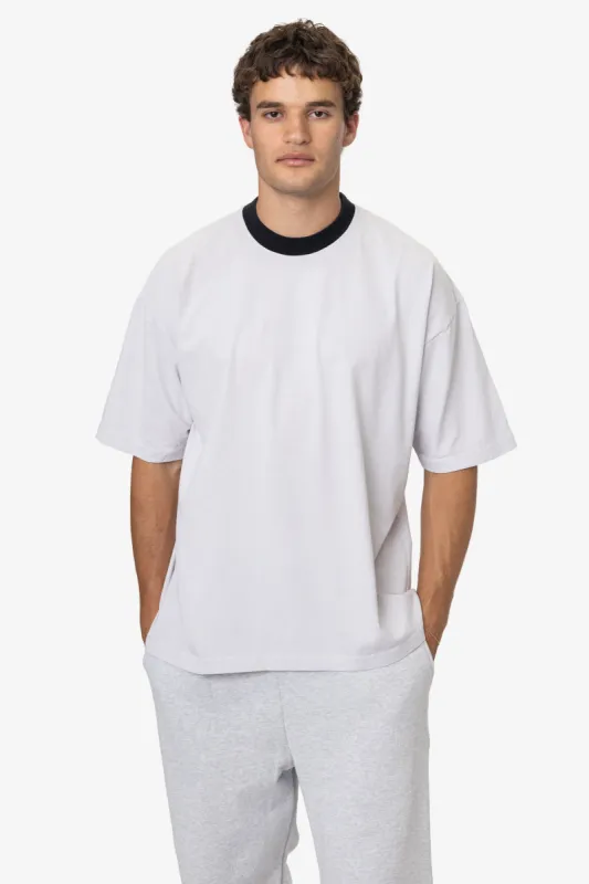 1801GD-RIN - 6.5oz Garment Dye Crew Neck Ringer T-Shirt sold by los angeles apparel