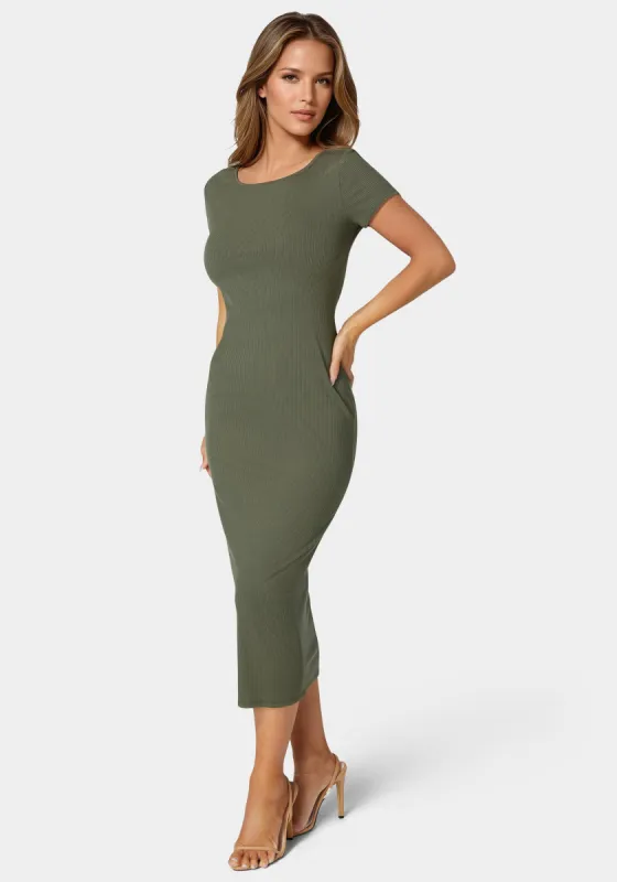 Rib T Shirt Maxi Dress sold by Bebe