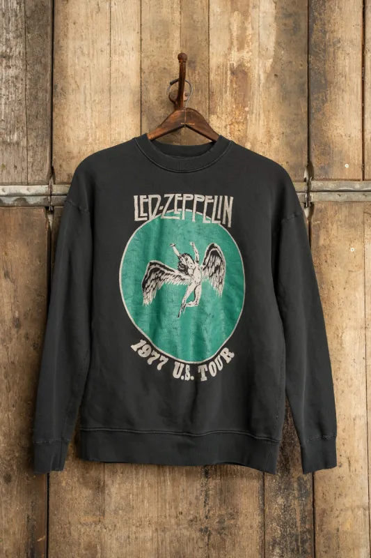 LED ZEPPELIN '77 TOUR CLASSIC CREW SWEATSHIRT sold by MadeWorn