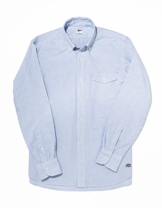 LONG SLEEVE STRIPE OXFORD sold by J. Press