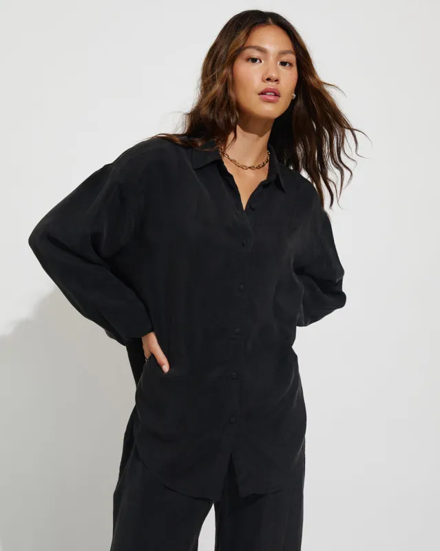 Seaside Shirt - Jet sold by Left on Friday