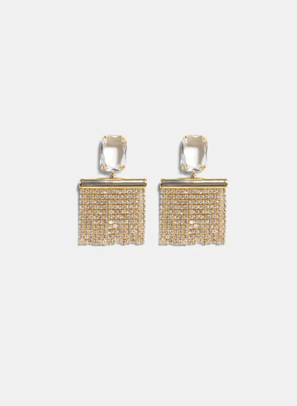 Chain Fringe Earrings sold by Laura