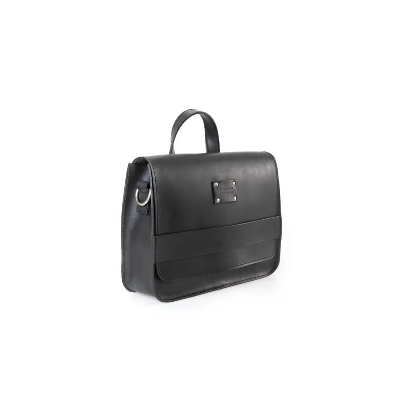 Leather Messenger Mod 160 Cuoio Black sold by Ivalo.com