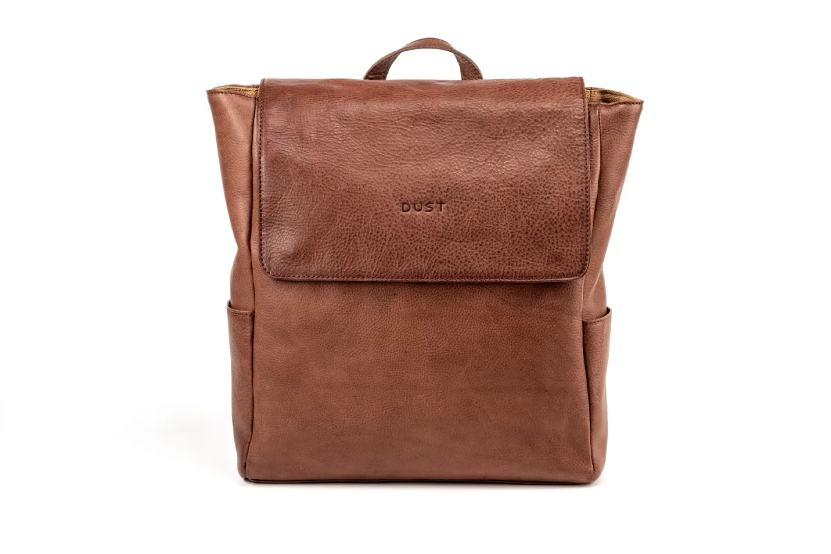 Leather Backpack Boston Collection Tobacco sold by Ivalo.com