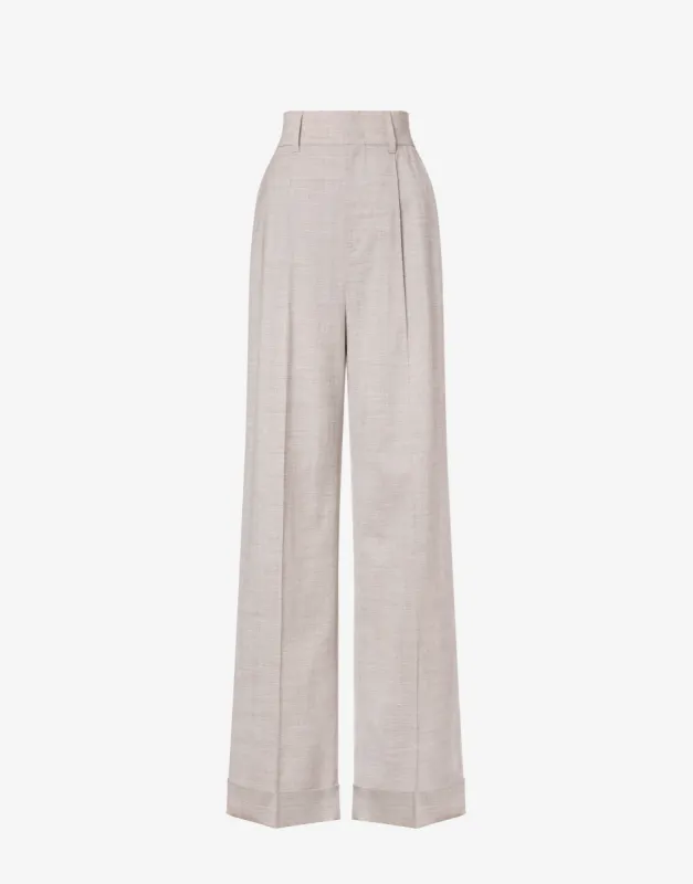 Pantalone ampio in misto lana tailored sold by Philosophy di Lorenzo Serafini