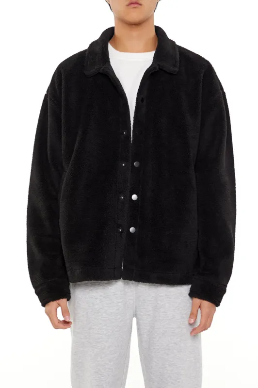 Plush Shacket sold by Urban Planet