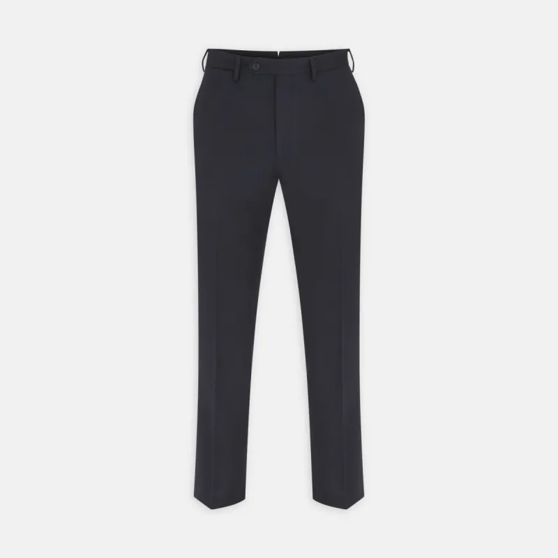 Jackson Navy Wool Trousers sold by Turnbull & Asser