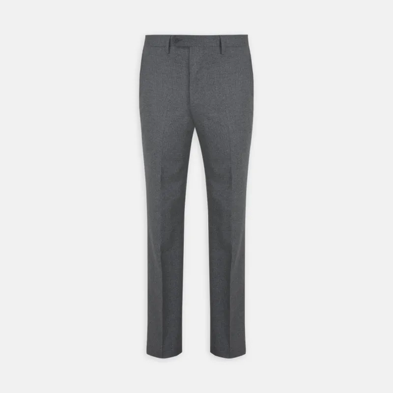 Jackson Grey Flannel Wool Trousers sold by Turnbull & Asser