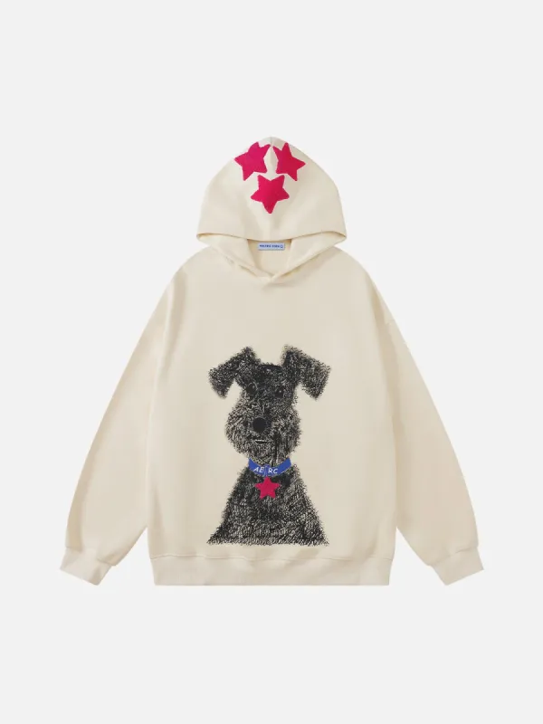 Aelfric Eden Graffiti Dog Eden Star Hoodie sold by Aelfric Eden
