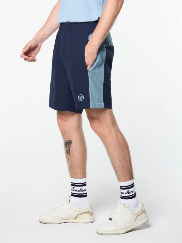 Elio Performance Short- Maritime Blue sold by Sergio Tacchini