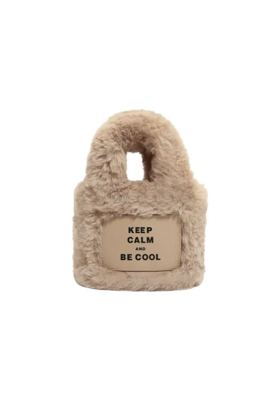 ‘Paisley’ Fuzzy Shoulder Crossbody Bag sold by Goodnight Macaroon