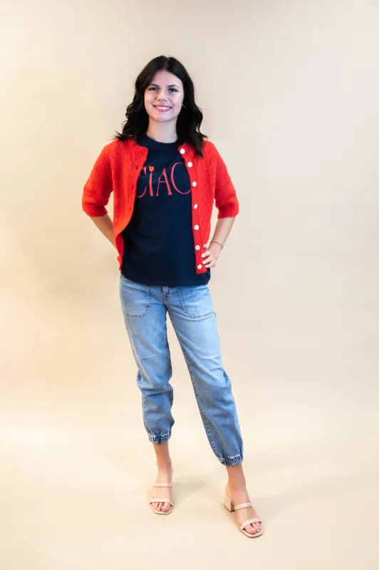 Nora Fuzzy Cable Cardigan, Bittersweet | Sanctuary sold by North & Main Clothing Company