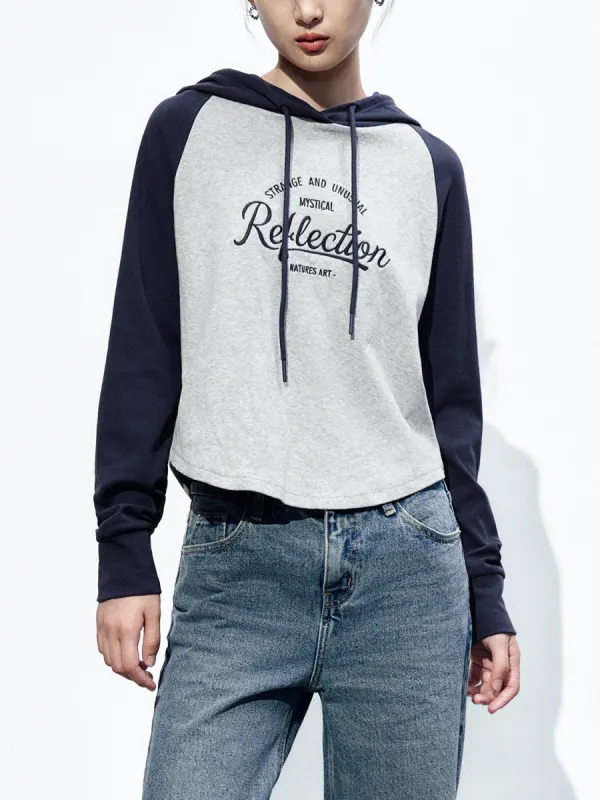 Raglan Sleeve Hoodie Sweatshirts sold by Urban Revivo
