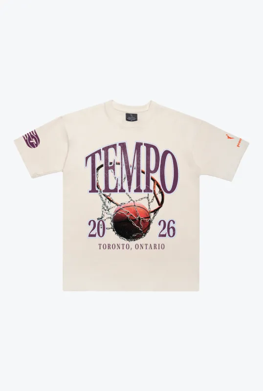 Toronto Tempo Heavyweight T-Shirt - Ivory sold by Peace-Collective