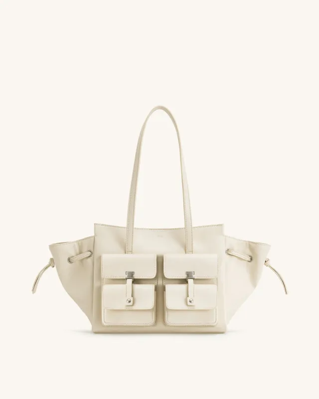 Linda Tote Bag - White sold by JW PEI