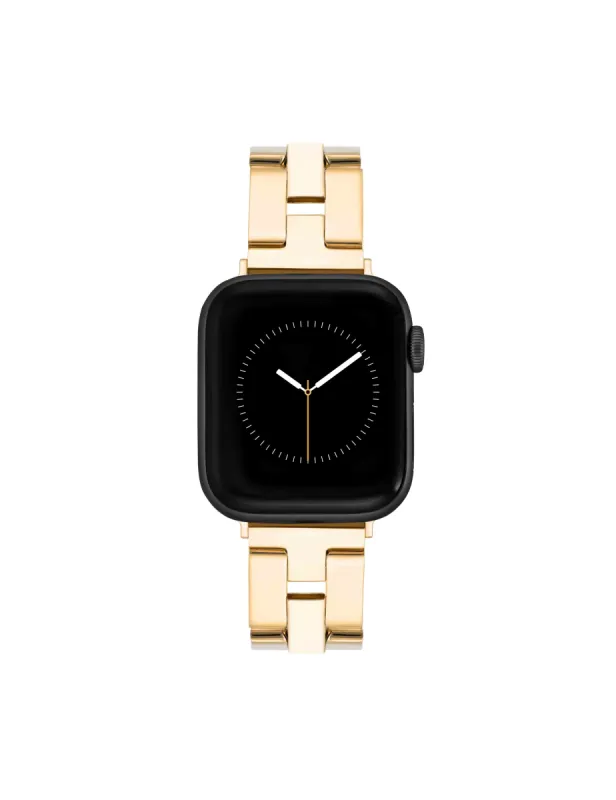 Polished Metal Link Bracelet  Band for Apple Watch® sold by Anne Klein