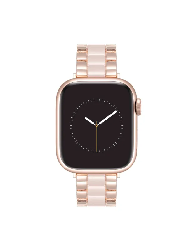 Elegant Metal and Ceramic Link Band for Apple Watch® sold by Anne Klein