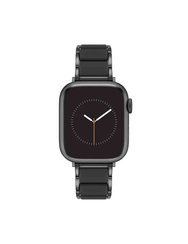 Rubberized Link Bracelet Band for Apple Watch® sold by Anne Klein