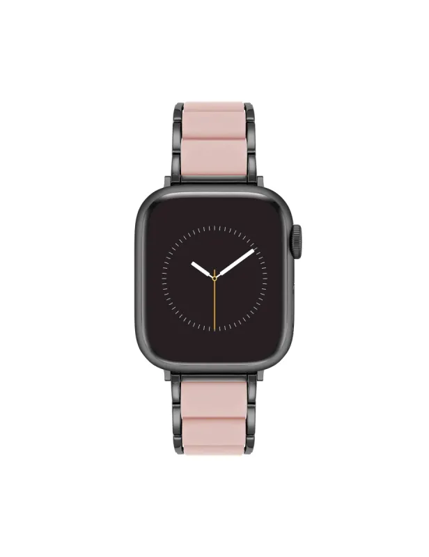 Rubberized Link Bracelet Band for Apple Watch® sold by Anne Klein