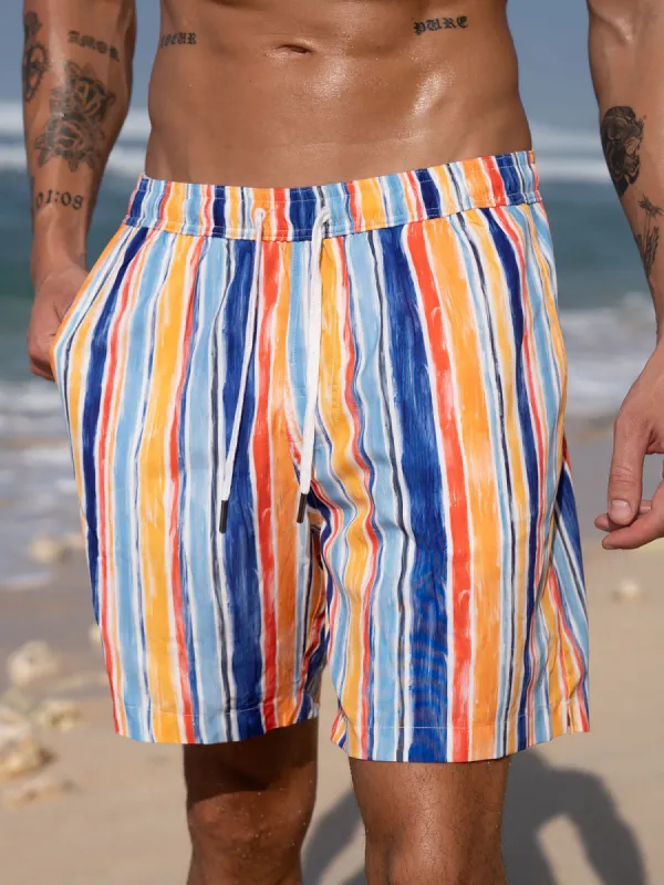 Hapnix® - The Multi Men's 7" Swim Trunks sold by BERLOOK