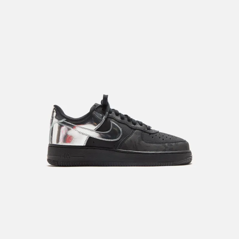Nike Air Force 1 - Black / Metallic Silver sold by Kith