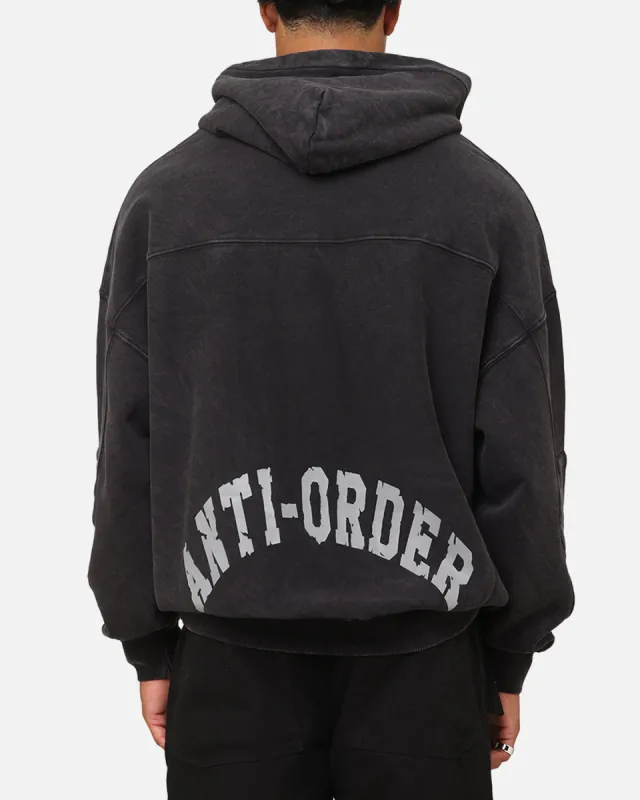 The Anti Order Architype Boxy Hoodie Vintage Black sold by Culture Kings