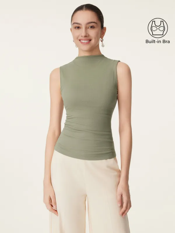 Mockneck New Airy Brami Tank sold by ogl move
