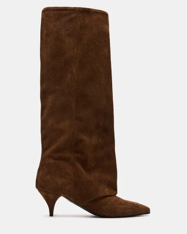 SHAI CHESTNUT SUEDE sold by Steve Madden
