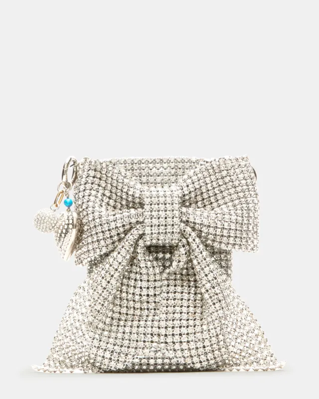 IZZIEE BAG SILVER sold by Steve Madden