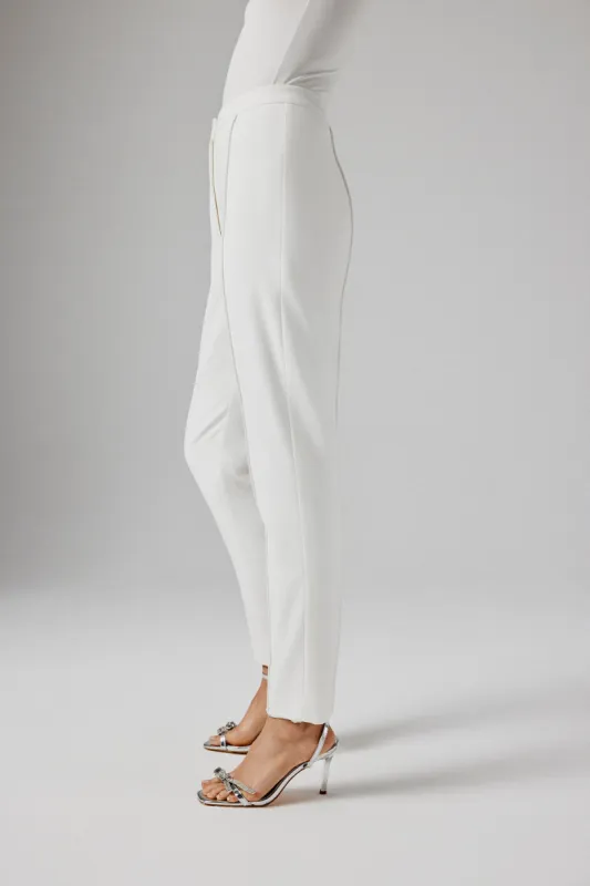 AMARIA Tailored Trousers in White sold by Lavish Alice