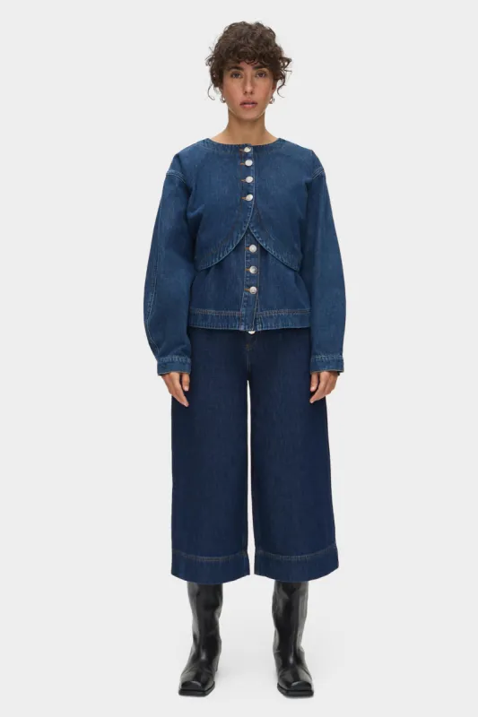Miles Denim Culottes sold by Aligne