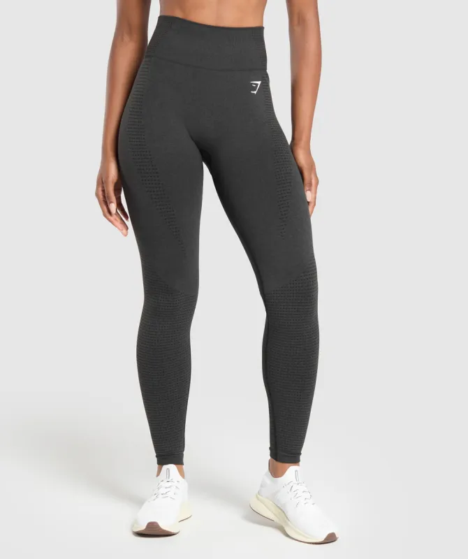 Gymshark Vital Seamless Leggings - Black Marl sold by Gymshark