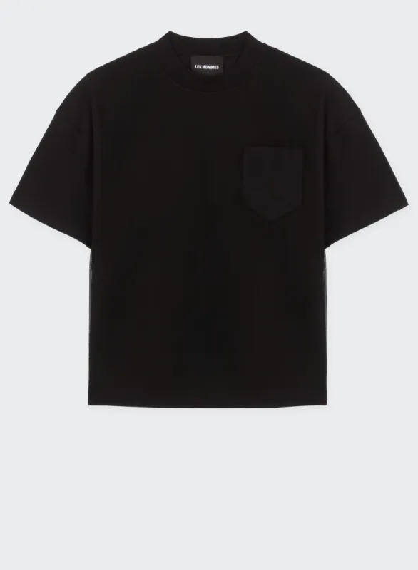 JERSEY AND MESH POCKET T-SHIRT sold by Les Hommes