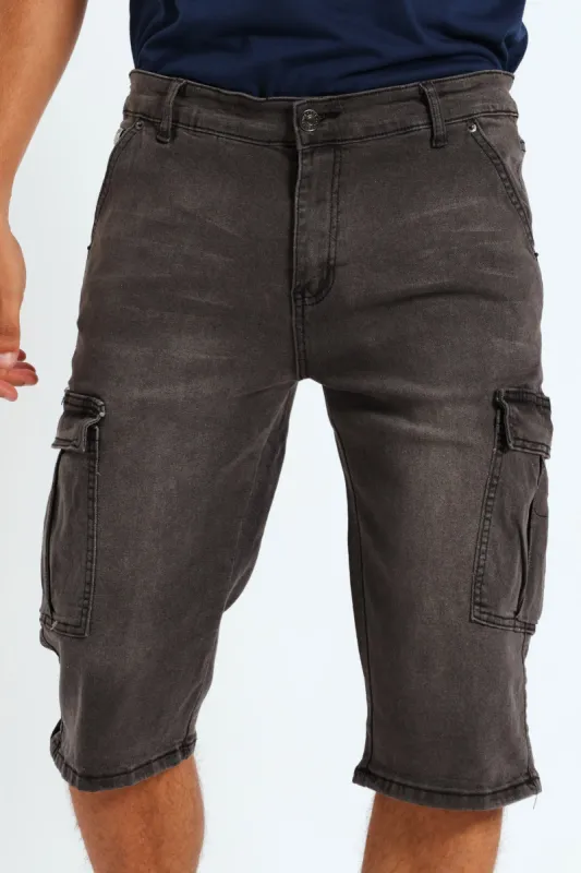 Bradford Denim Short - Grey sold by Edgars