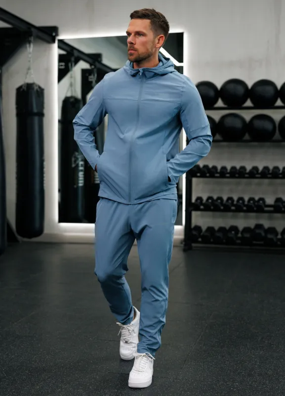 Gym King Hex Hood Tracksuit - Blue Shadow sold by The Gym King