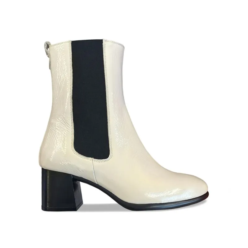 Fern: Cream Patent Leather sold by Sole Bliss