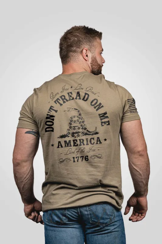 Don't Tread On Me - American Made T-Shirt sold by Nine Line