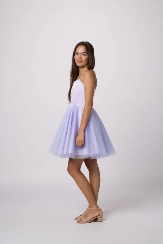 Satin and Tulle Party Dress sold by Un Deux Trois