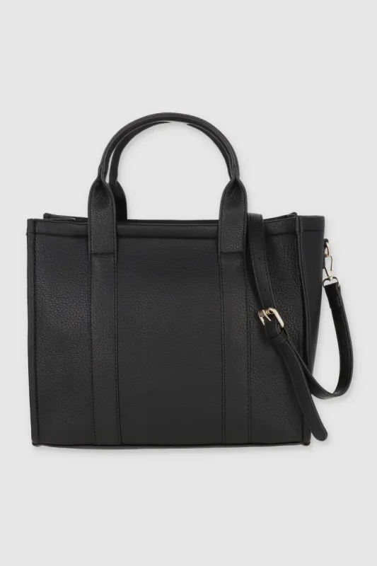 Bolsa grande tote pu deslavado sold by Shasa