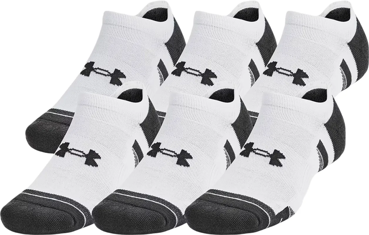 UA Performance Tech 6-Pack No Show Socks - Unisex|-|Chaussettes paquet de 6 No-Show UA Performance Tech - Unisexe sold by Altitude Sports